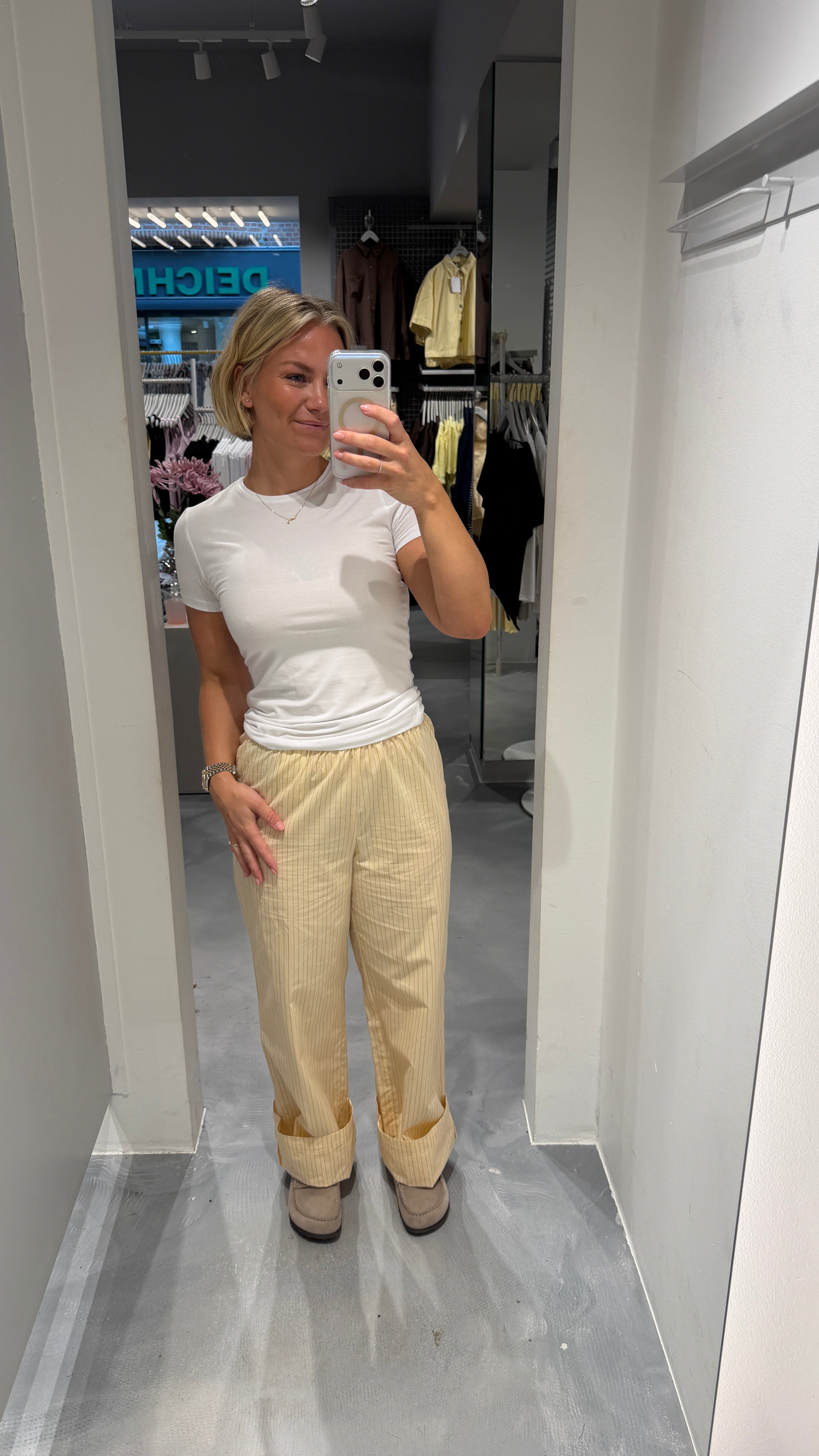 PCAPRIL Trousers - French Vanilla